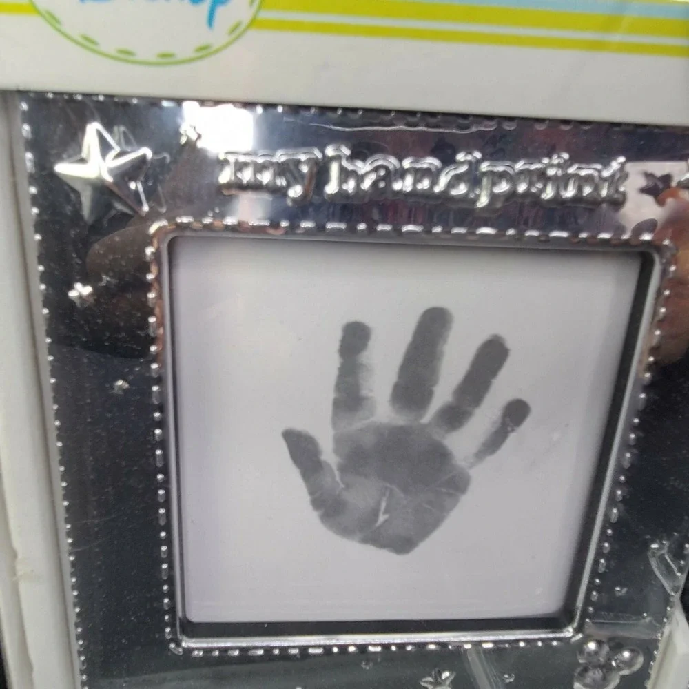 Disney Babys First Hand Foot Prints Frames Shower Gift Print C R Gibson New